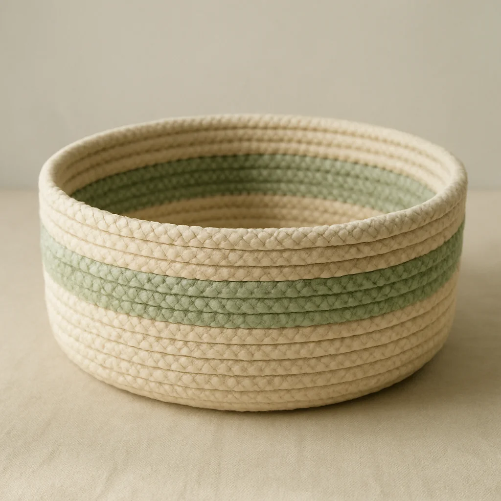 Woven Cotton Storage Basket
